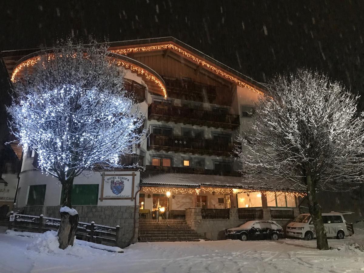 Hotel Europa Pozza di Fassa Exterior foto